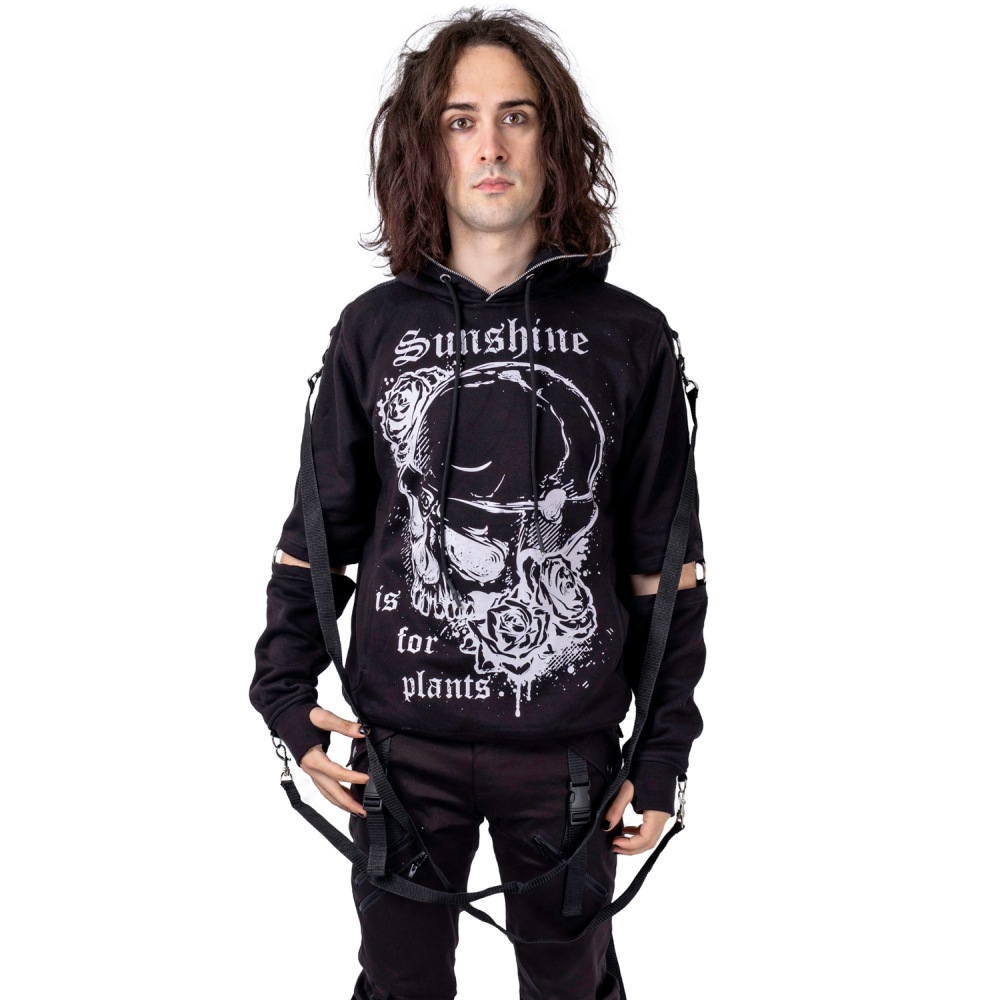 Chemical Black - SUNSHINE IS FOR PLANTS Kapuzenpullover/hoodie - Schwarz